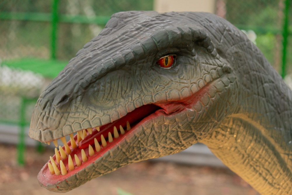 【攻略】台北親子景點。恐龍大復活關渡探險樂園｜占地1500坪、70隻恐龍出沒，逼真到小小孩被嚇到的恐龍展～侏羅紀大巡禮＋互動遊戲全攻略